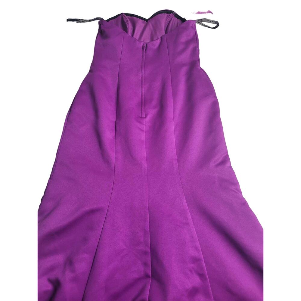NWT Signature Alfred Angelo Purple Formal Gown‎ Style 7427 Size 6 Evening Gown - Picture 2 of 7